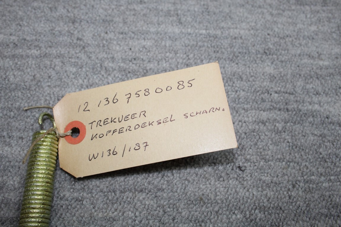 Trekveer kofferdeksel scharnier