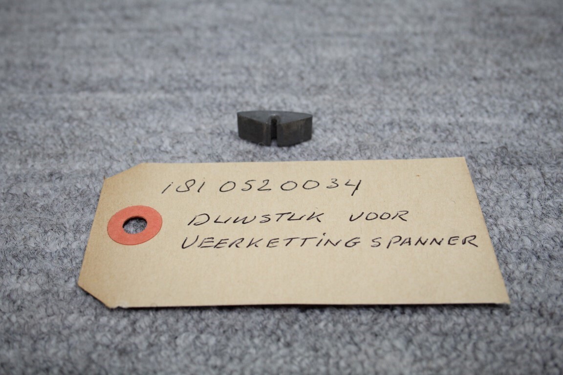 Drukstuk voor veer ketting spanner