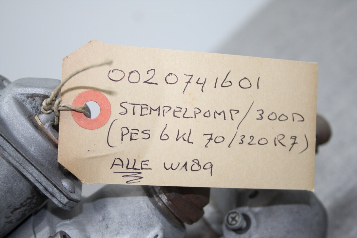 Injectiepomp W 189 Injectiepomp W 189