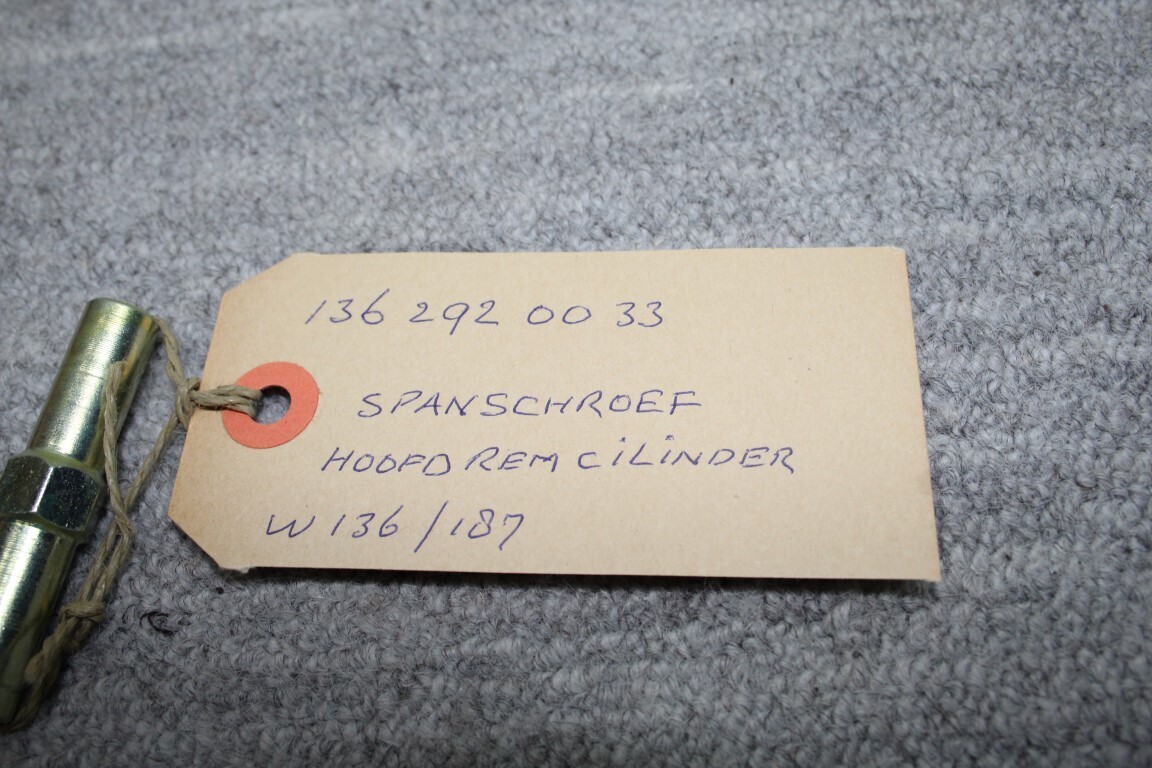 Spanmoer hoofdrem cilinder