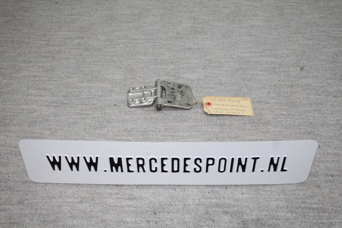 Deurscharnier voordeur rechts boven