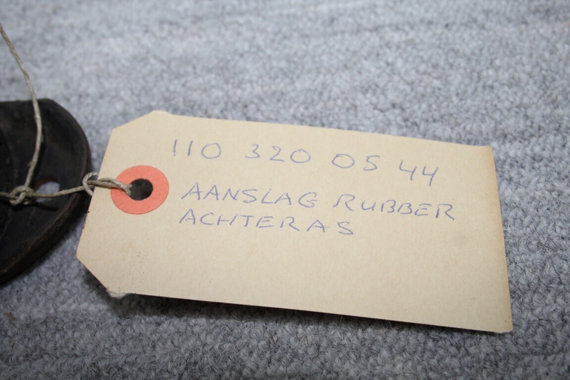 Aanslag rubber achter as