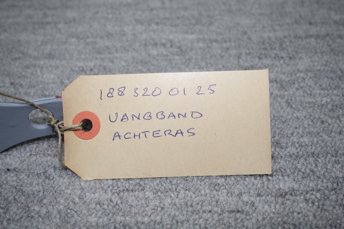 Vangband met rubber achteras