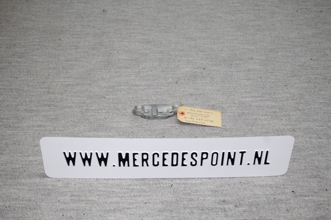 Kofferdeksel sluitplaat W 189