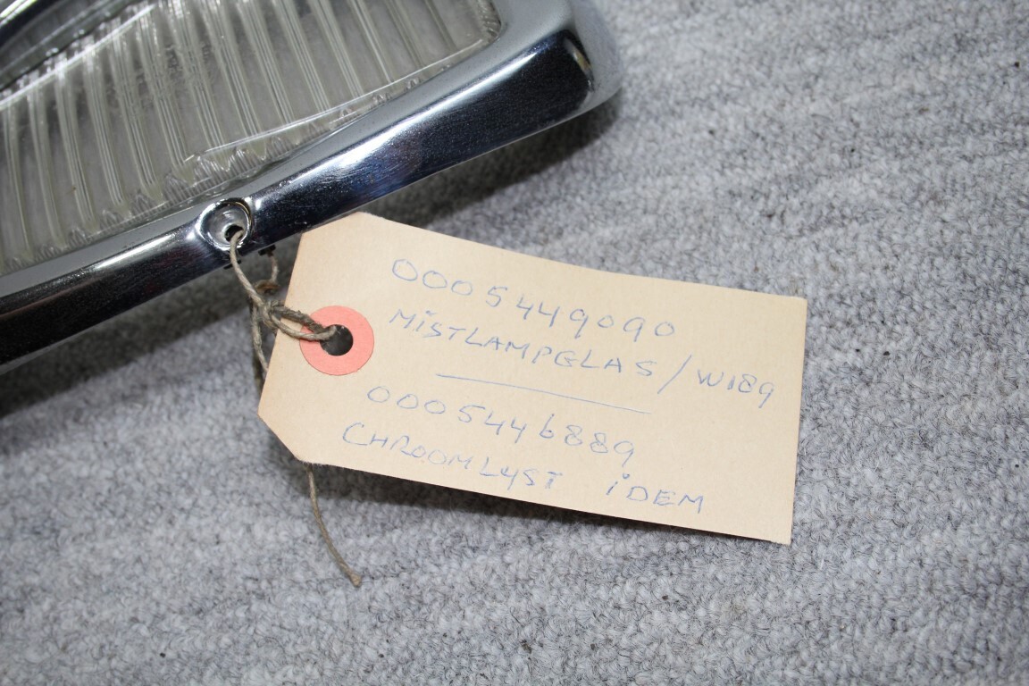 Mistlampglas met frame