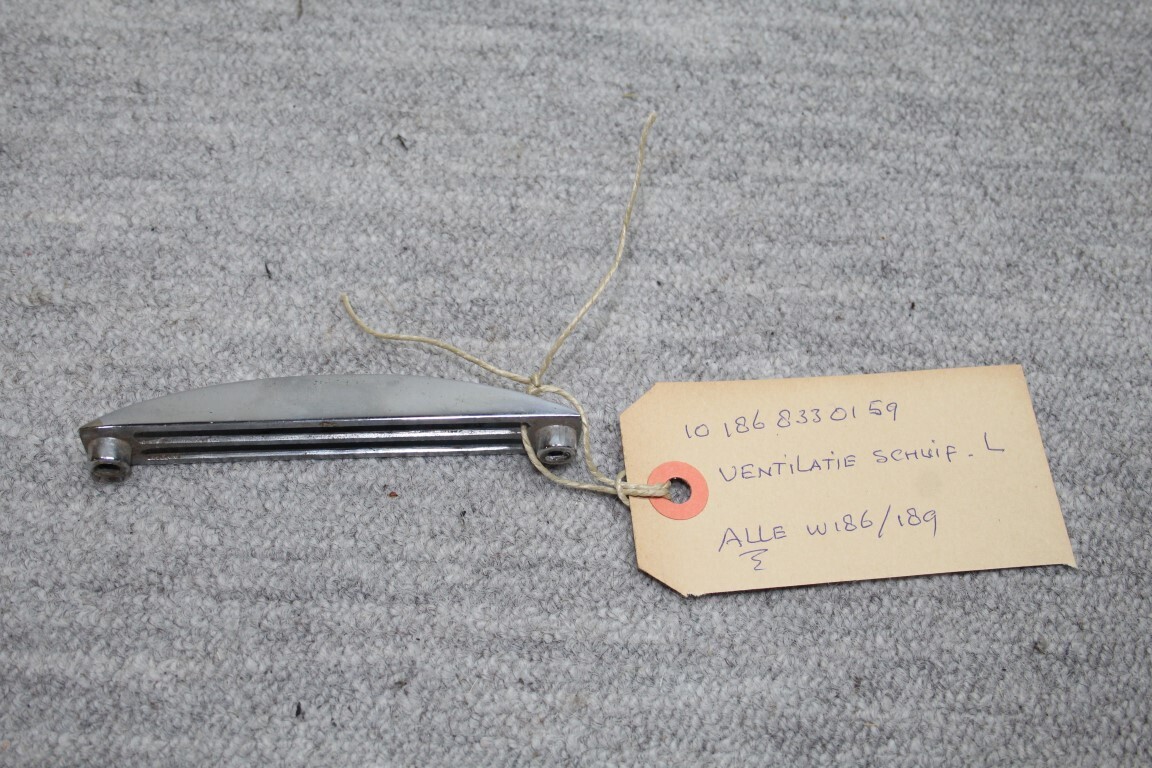 Ventilatie schuif links W 186 / 189 Ventilatie schuif links W 186 / 189