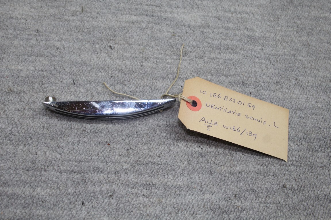 Ventilatie schuif links W 186 / 189 Ventilatie schuif links W 186 / 189