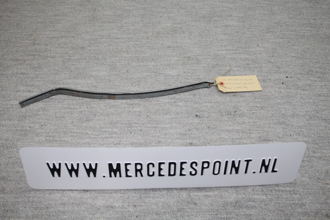 Chromelijst achterdeur R