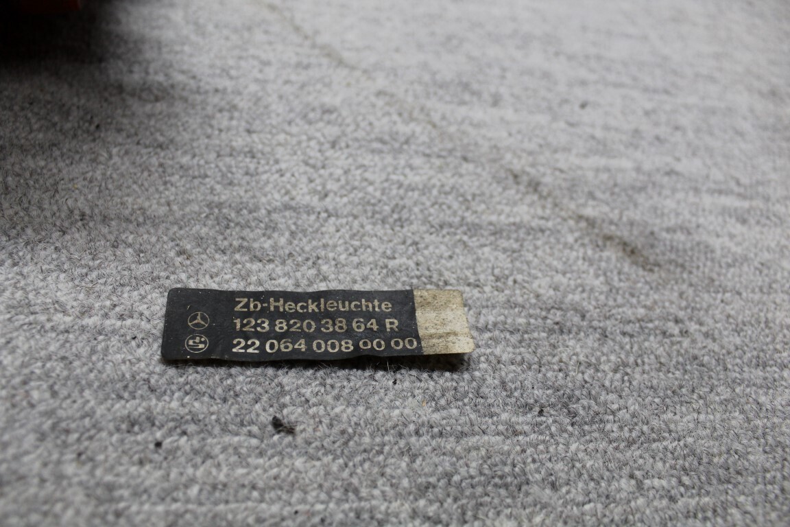 Achterlicht W 123 coupe Rechts