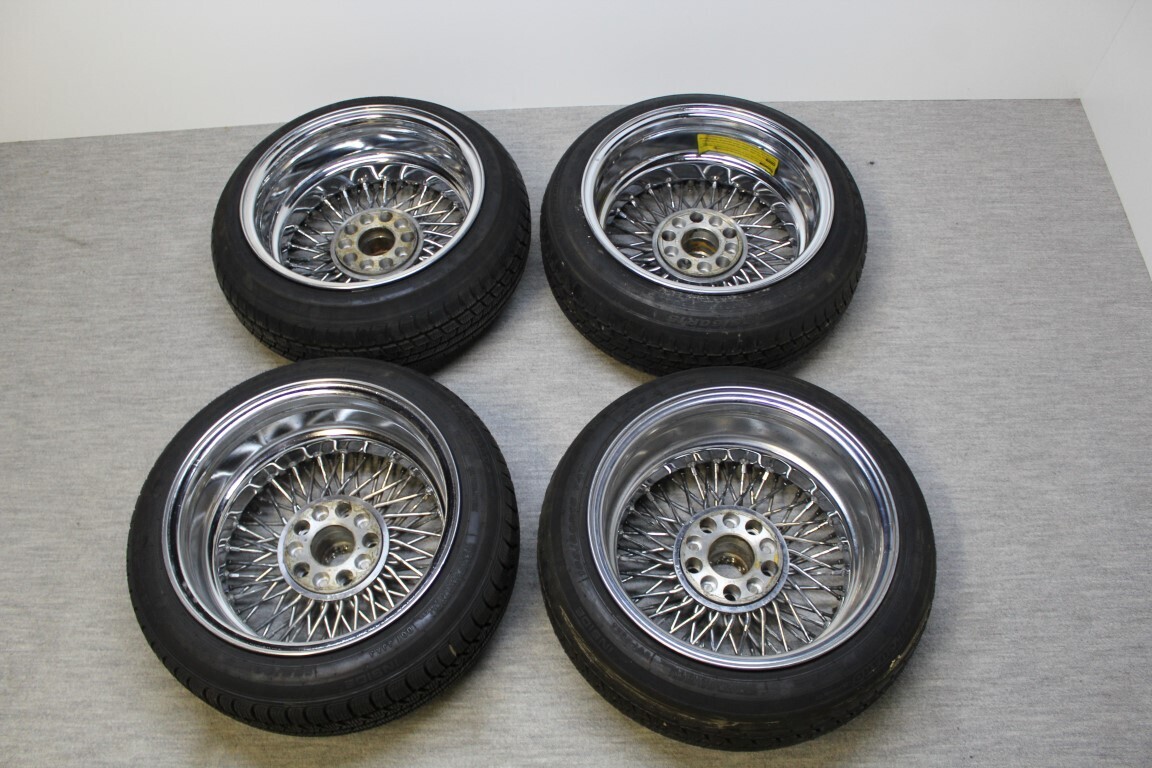Chromen spaakwielen incl wielbouten