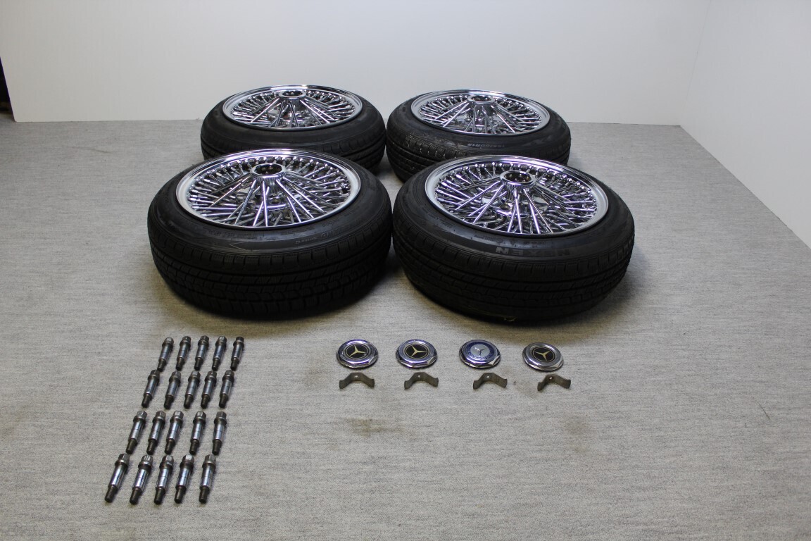 Chromen spaakwielen incl wielbouten