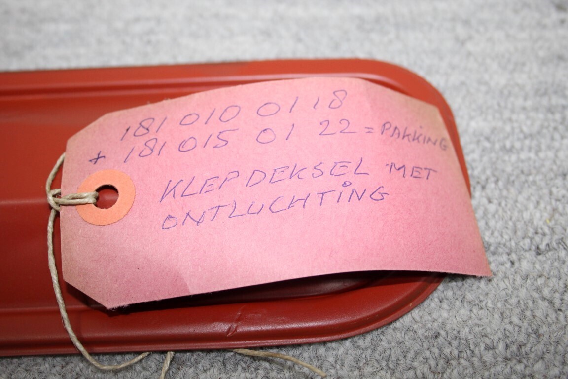 Kleppendeksel met ontluchting