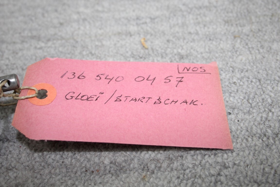 Gloei / Startschakelaar