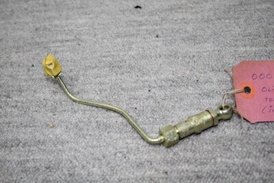 Olieleiding met terugslagklep