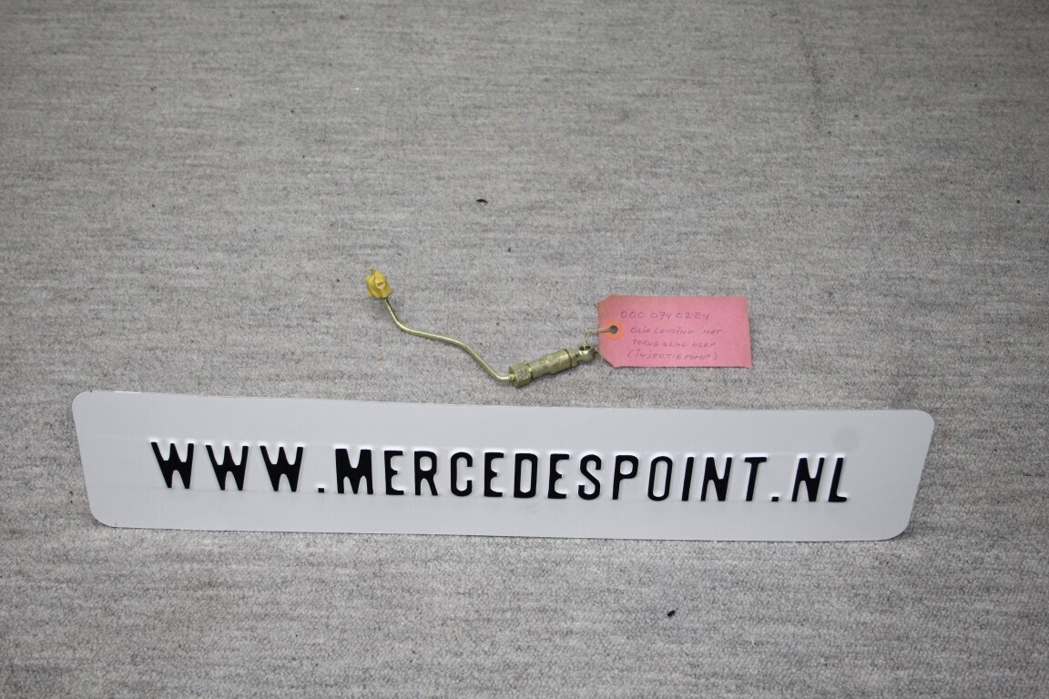 Olieleiding met terugslagklep