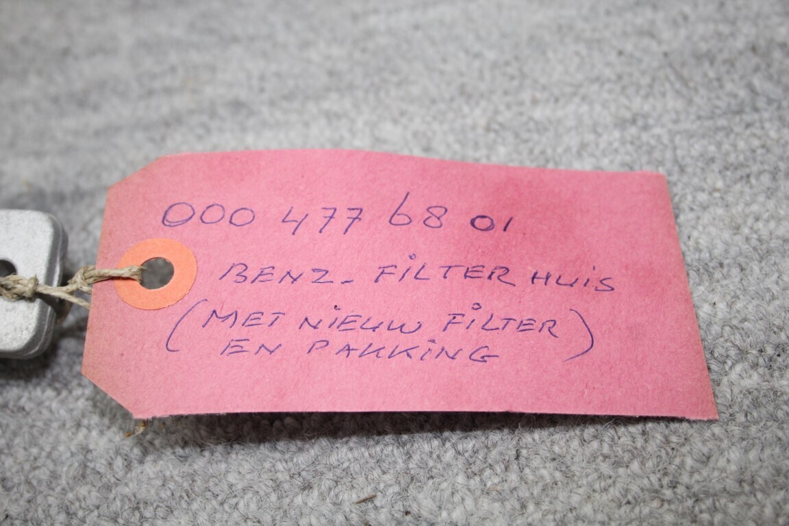 Benzinefilterhuis met schroefaansluiting Benzinefilterhuis met schroefaansluiting