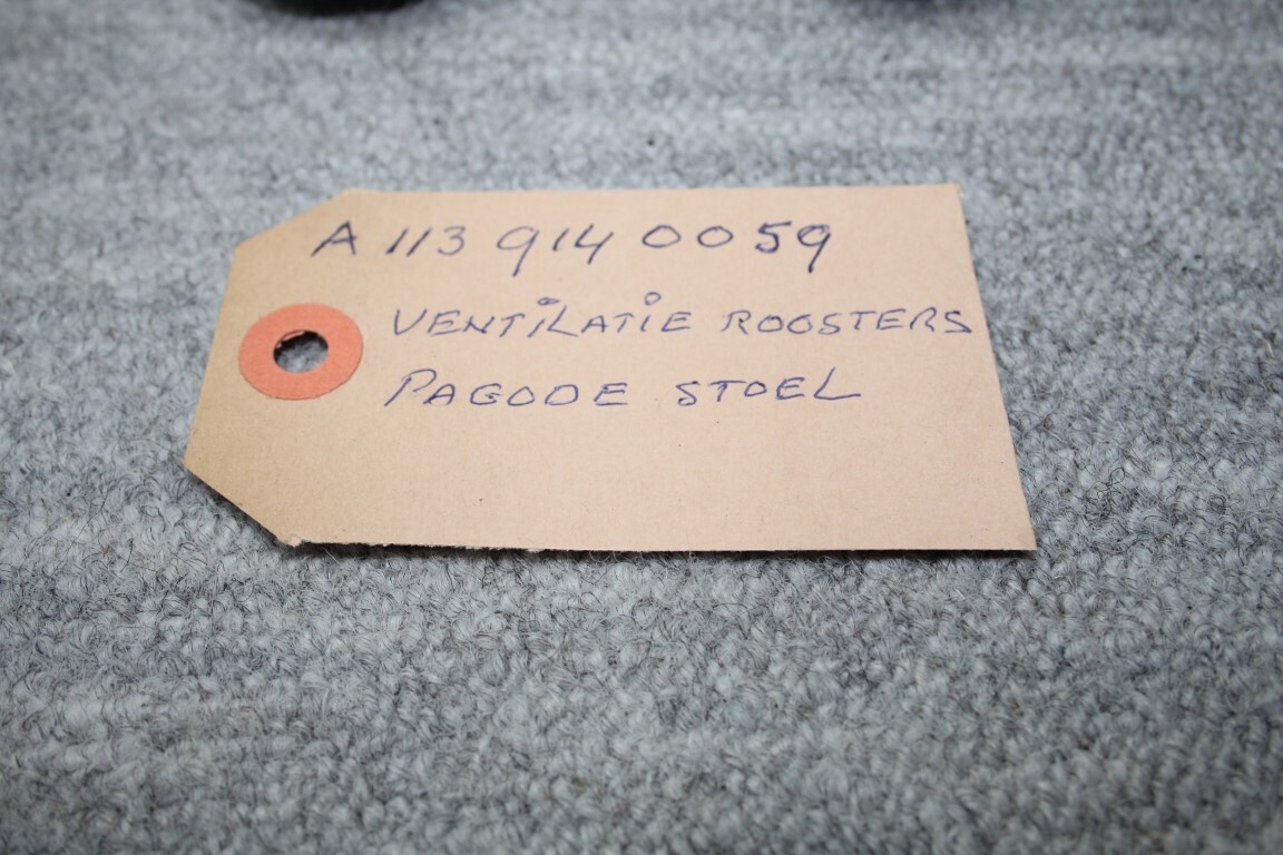 Ventilatieroosters stoel