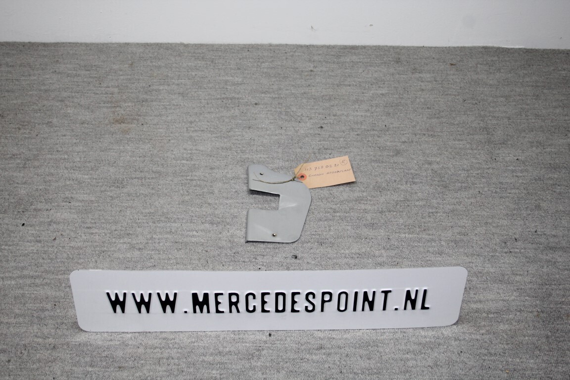 Chrome afdekplaat deurslot rechts