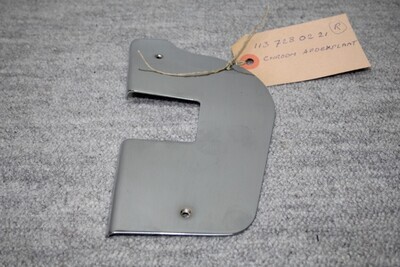 Chrome afdekplaat deurslot rechts