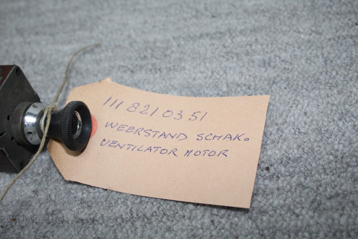 Weerstandschakelaar ventilator