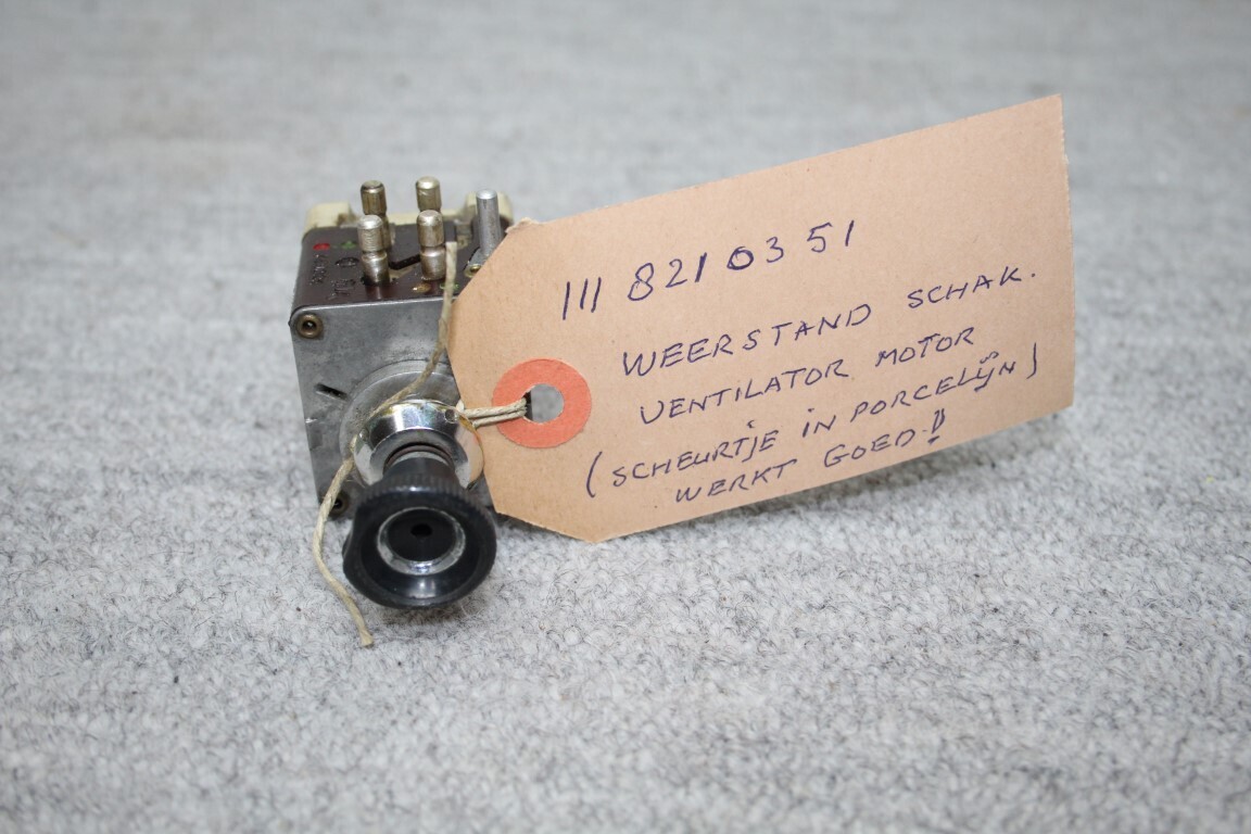 Weerstandschakelaar ventilator