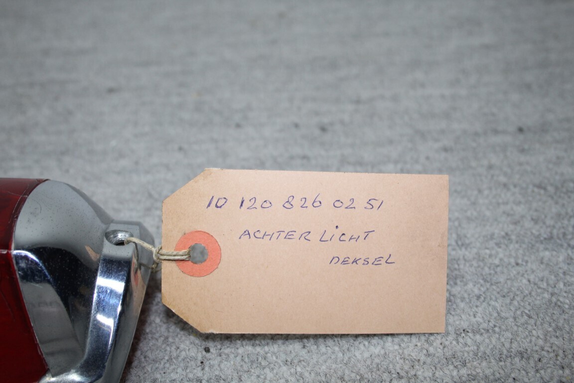 Achterlicht deksel