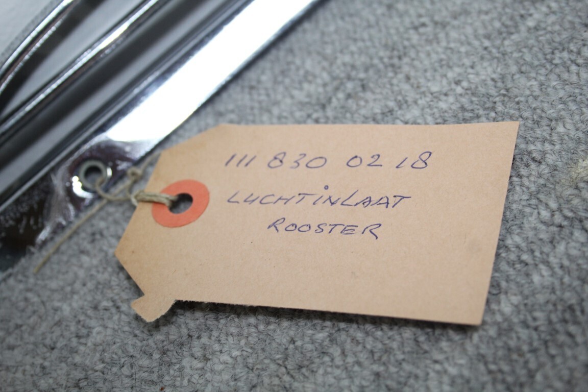 Luchtinlaat rooster Chrome Luchtinlaat rooster Chrome