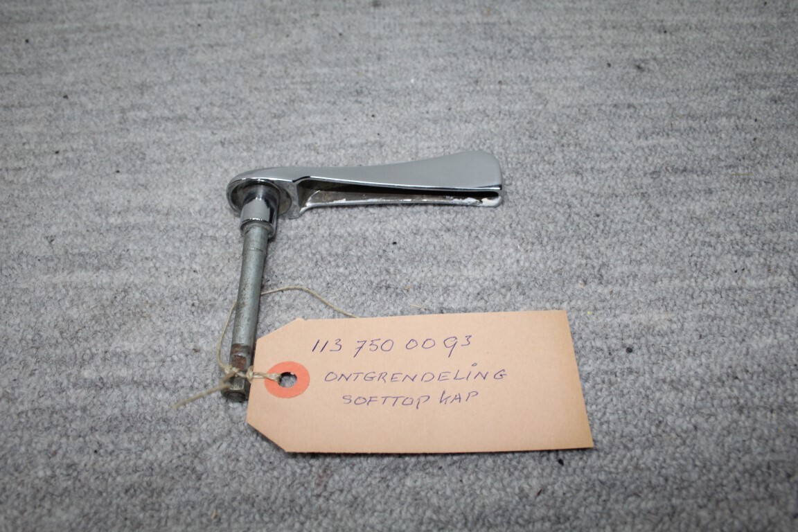 Ontgrendelings handle Softtopkap