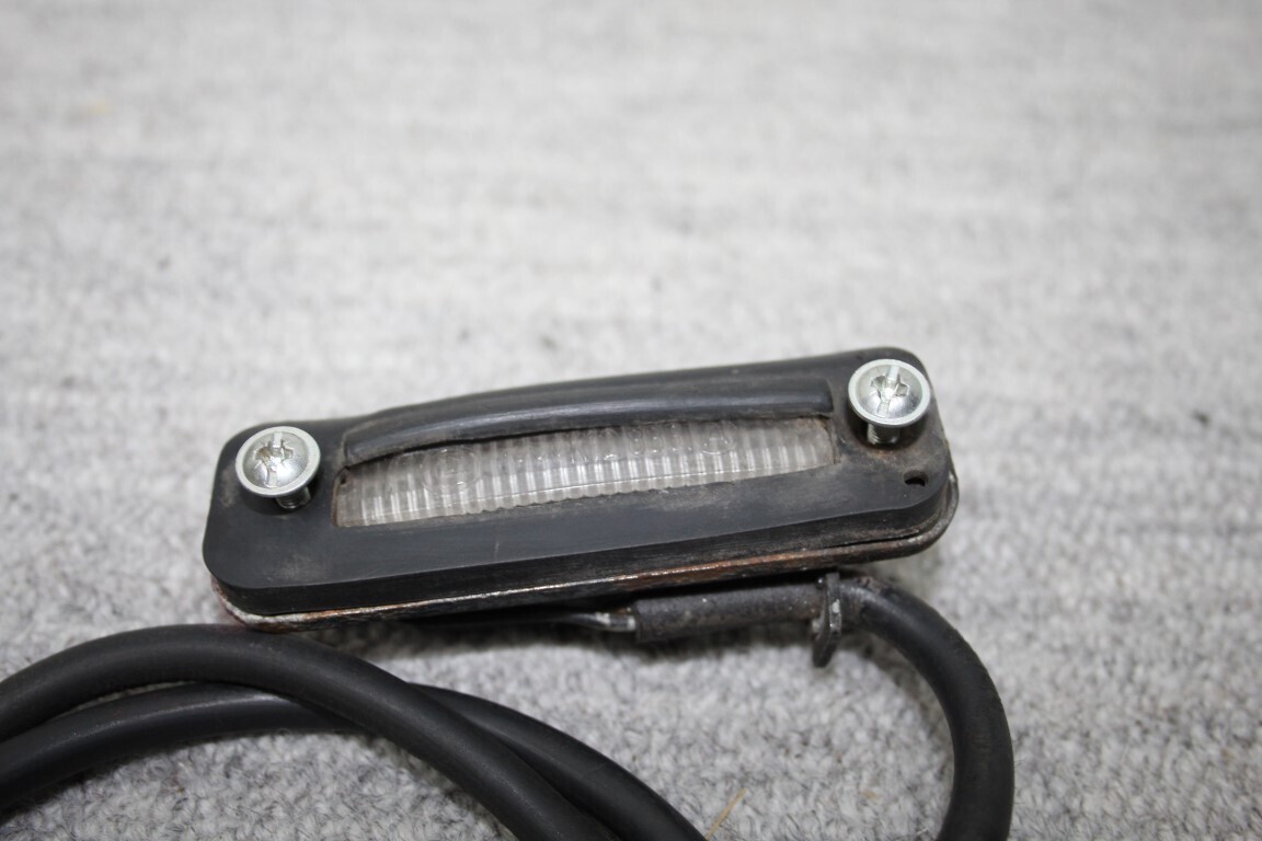 Nummerplaat verlichting