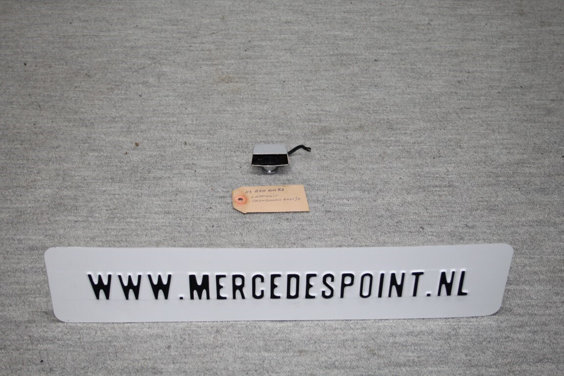 Lamp unit dashboardkastje