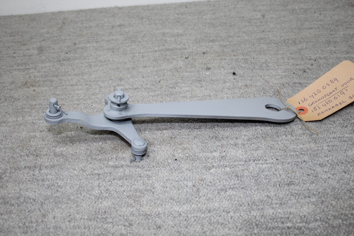 Steunplaat remkabel balans