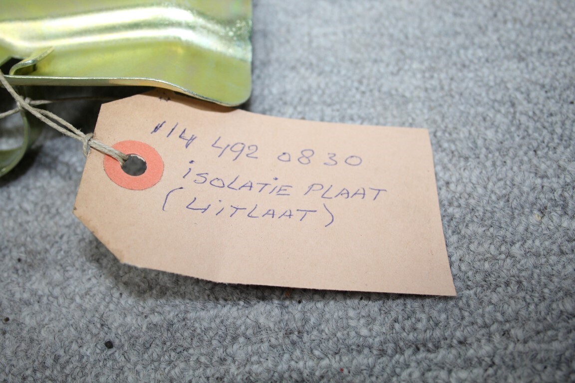 Isolatieplaat uitlaat