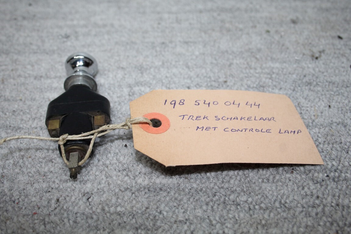 Trekschakelaar met controlelamp