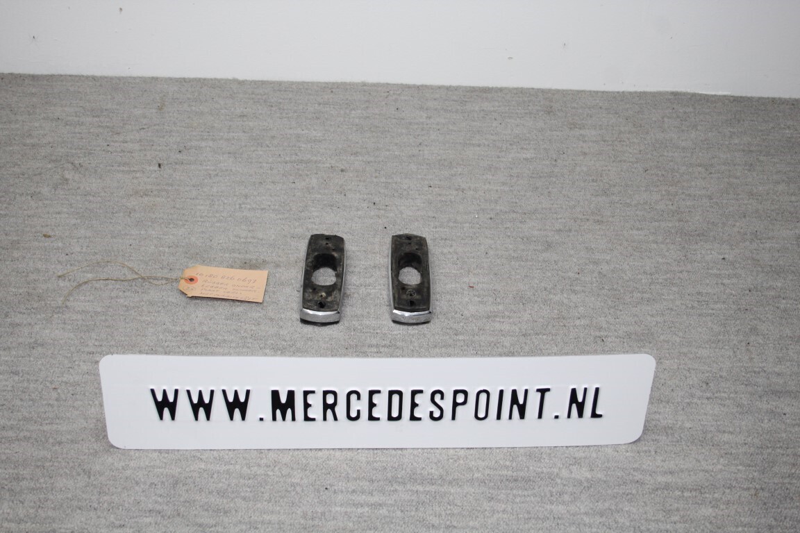 Rubber nummerplaat verlichting