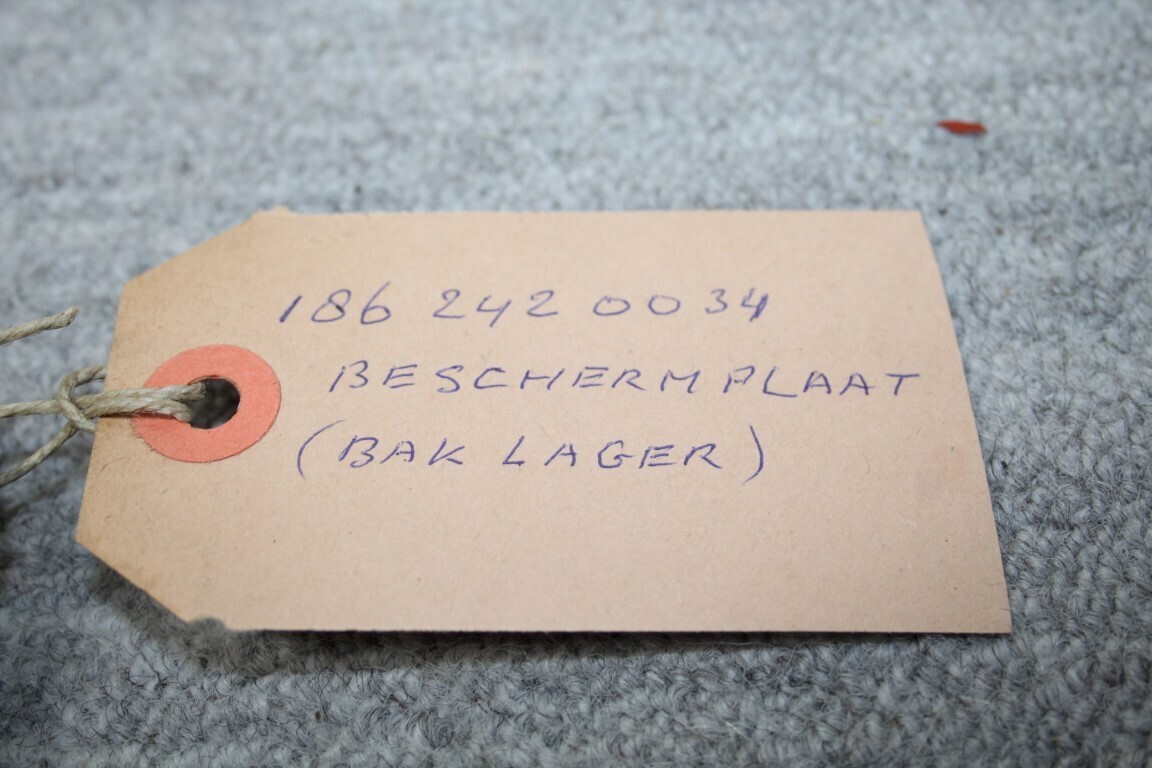 Beschermplaat bak lager