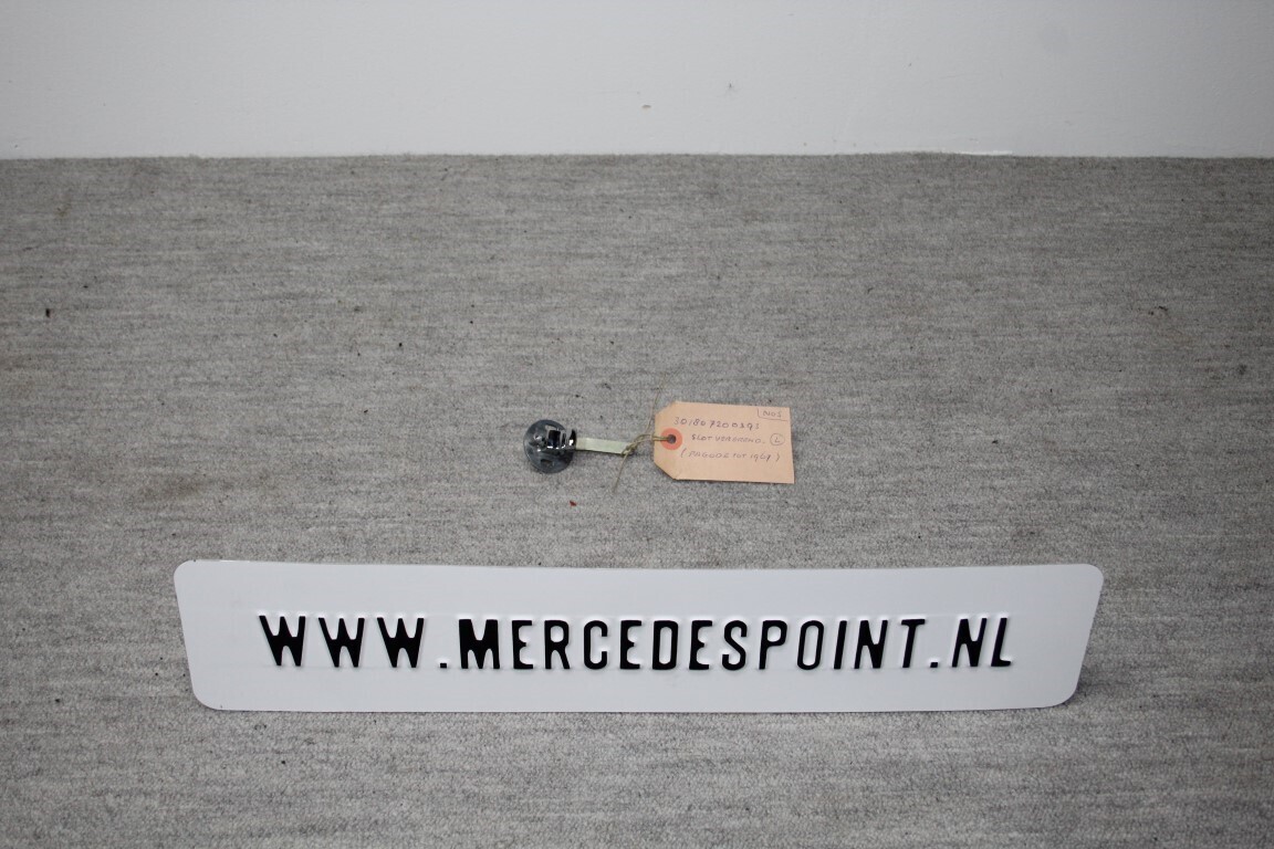 Slot vergrendeling links