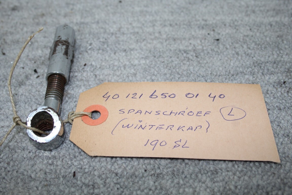 Spanschroef winterkap links