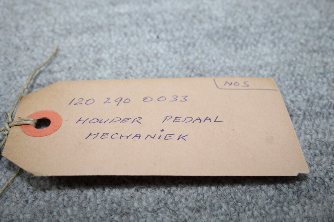 Houder pedaal mechaniek