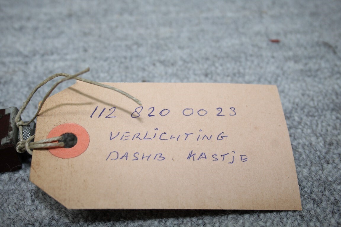 Verlichting handschoenenkastje