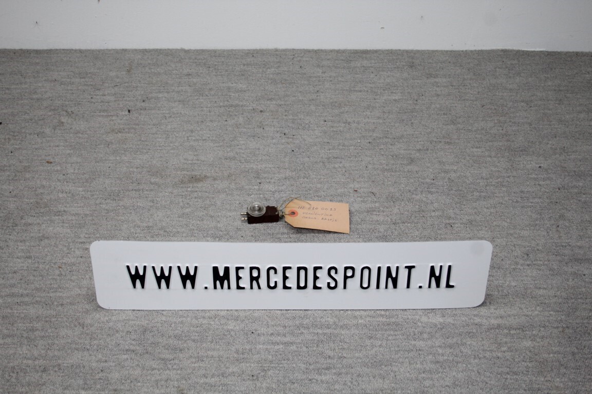 Verlichting handschoenenkastje