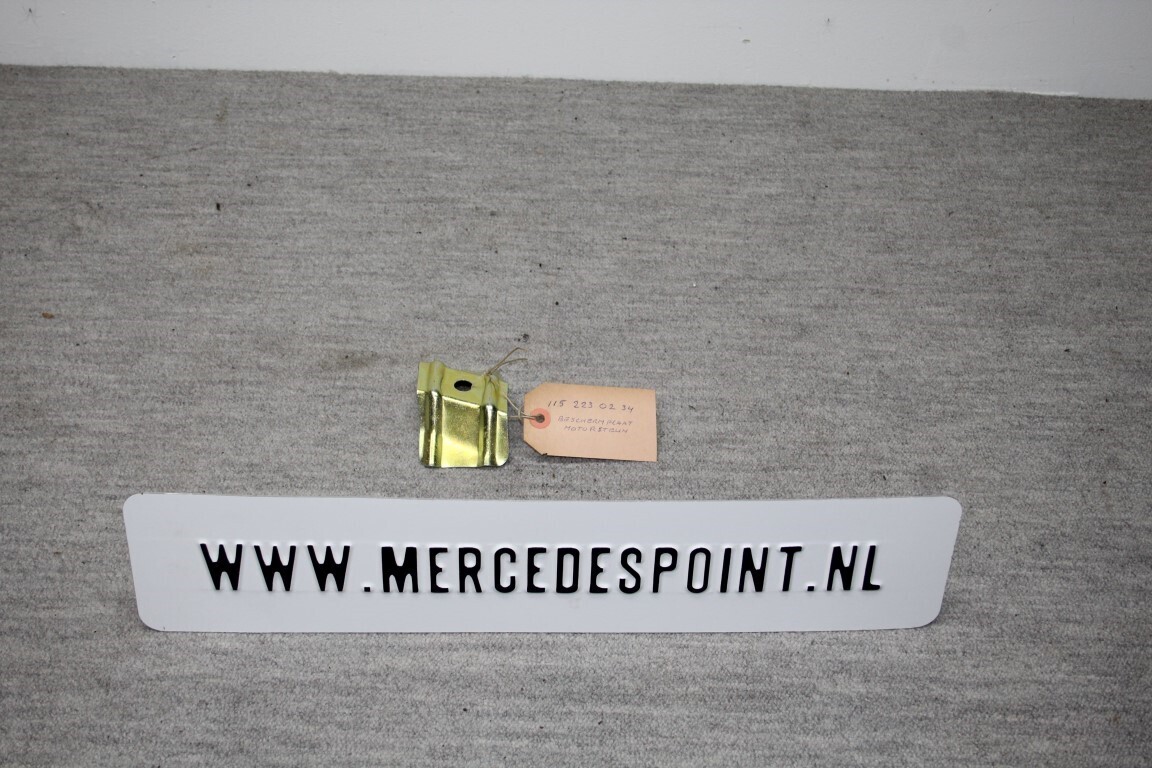 Beschermplaat motorsteun