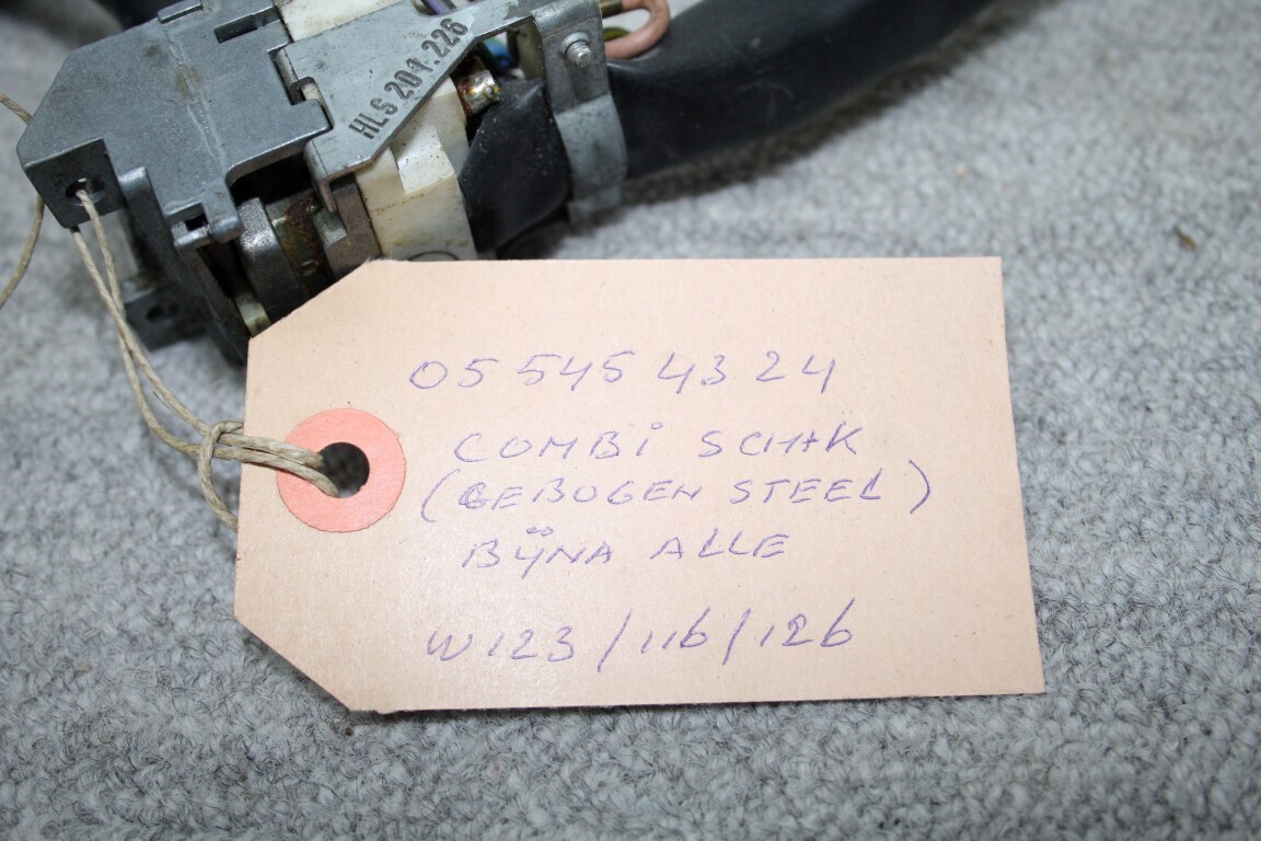 Combischakelaar gebogen steel