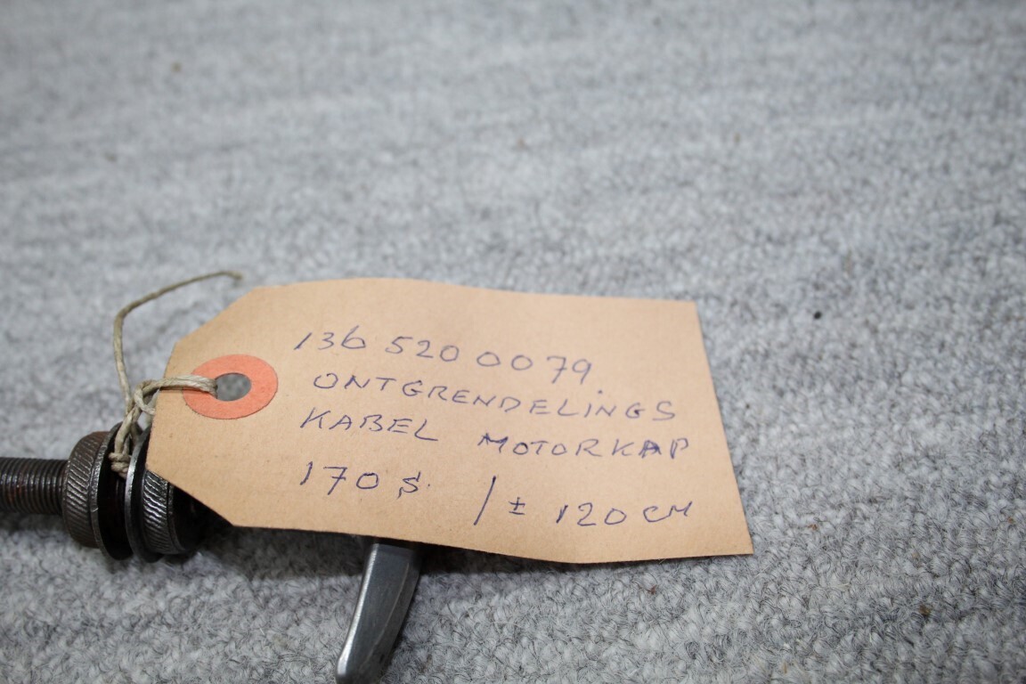 Ontgrendelingskabel motorkap