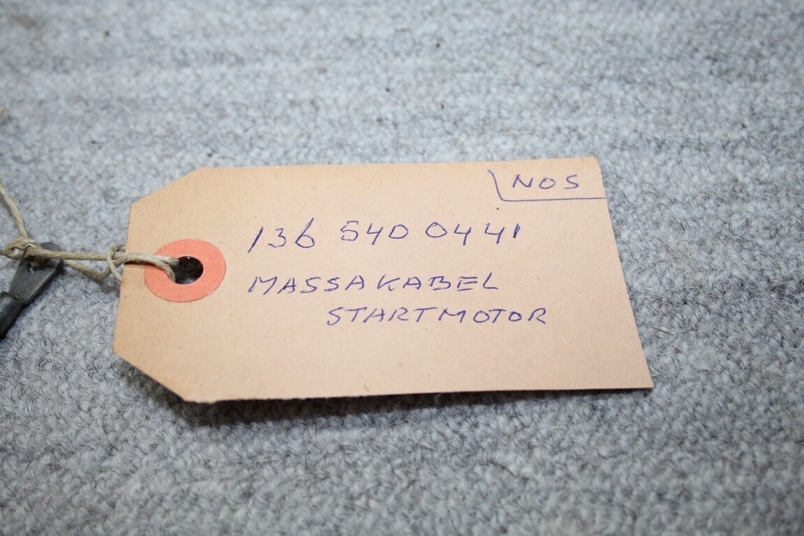 Massakabel startmotor