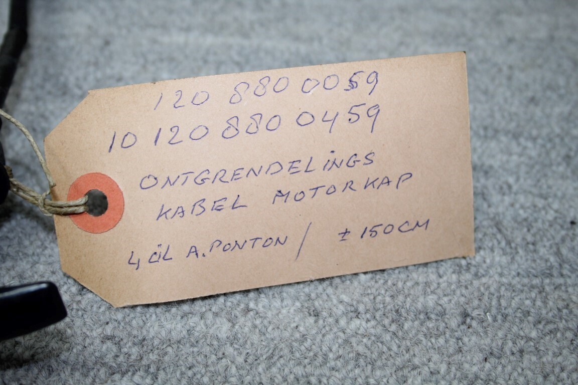 Ontgrendelingskabel motorkap Ontgrendelingskabel motorkap