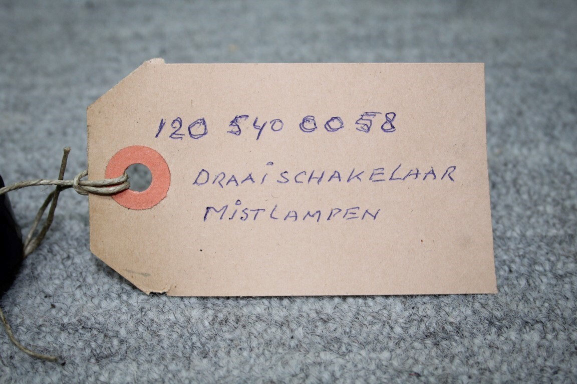 Draaischakelaar mistlampen