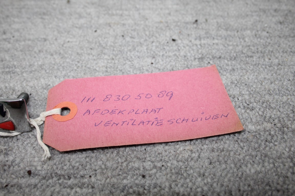 Afdekplaat ventilatieschuiven Afdekplaat ventilatieschuiven