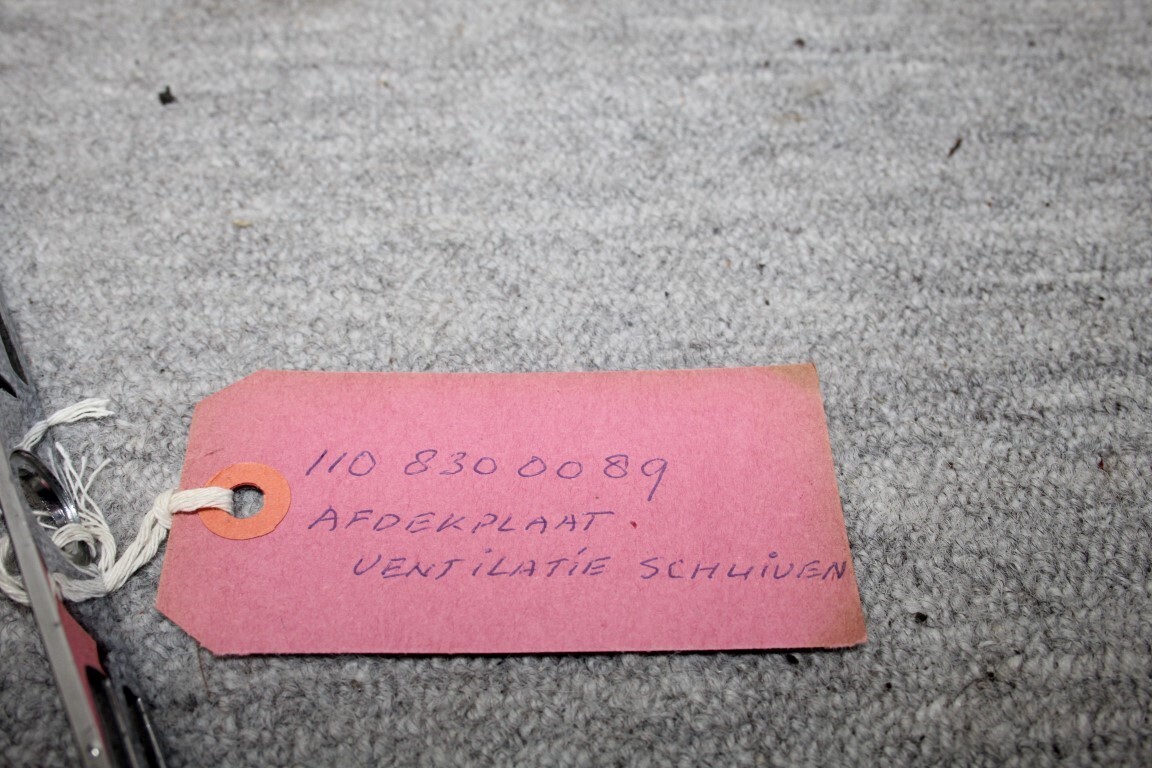 Afdekplaat ventilatieschuiven