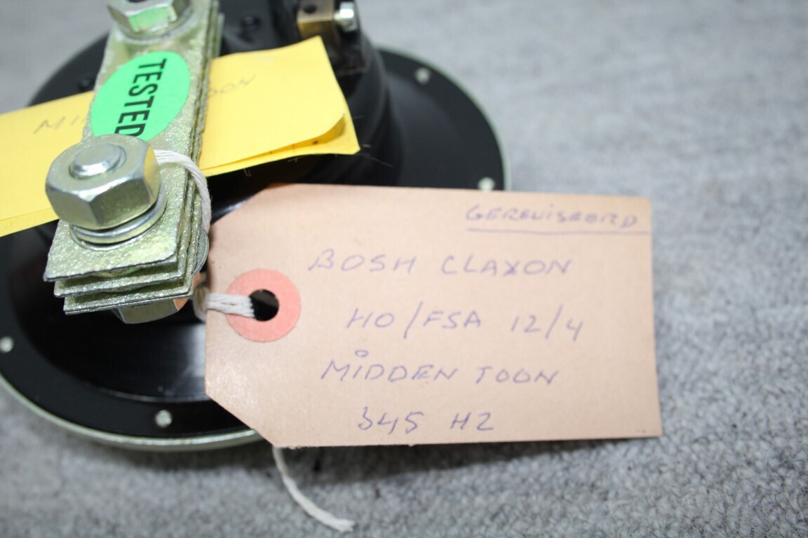 Bosch claxon midden toon