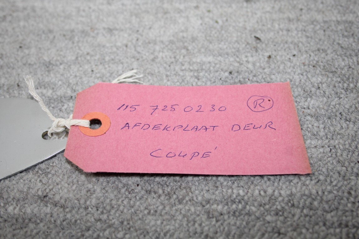 Afdekplaat deur coupe R